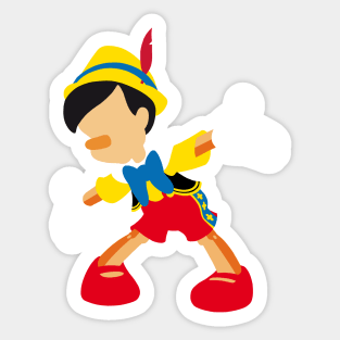 Not A Wooden Character Sticker